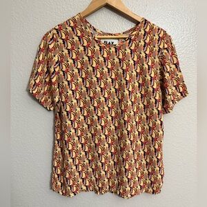 FLAX Women’s Geometric Print Top